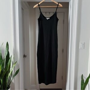 H&M Textured Midi Dress